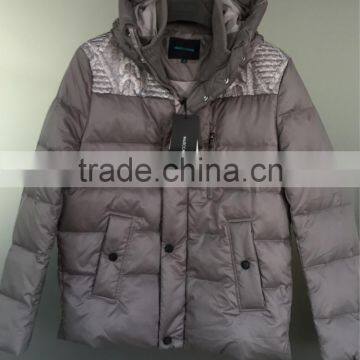 Men's jacket White feather Low price stock clothing branded stock lots buy stock from china