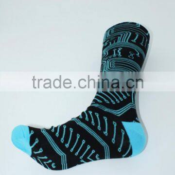 Wholesale Combed Cotton Dress Socks Men as Happy Socks Quality photo-5