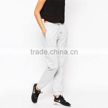 Womens New Fashion Casual Grey Jogger Sweatpants Blank photo-3