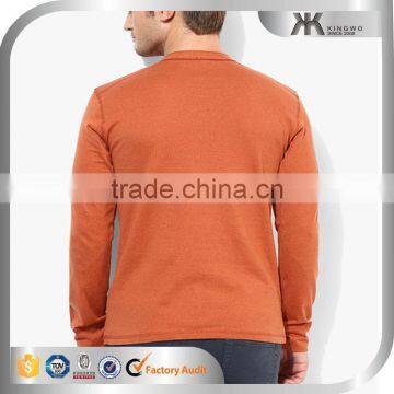 Cheap Wholesale Man Latest Basic Long Sleeves Custom Tshirt Tops photo-2