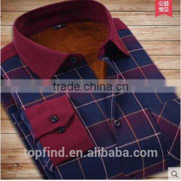 Cotton Long Sleeve Casual Fashionable Man Plaids T-shirt photo-2