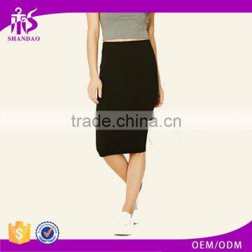 Guangzhou Shandao Summer Wholesale Plain Black Tight Office Skirts Designs