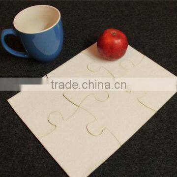 Unique Designed Hot Salling Products Laser Cut Wood Puzzle Coasters photo-2