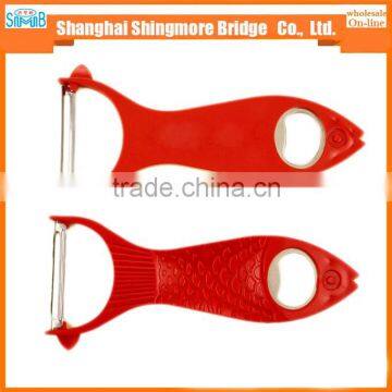 China Hot Sales Stainless Steel Fruit Peeler and Bottle Opener in Low Price photo-2