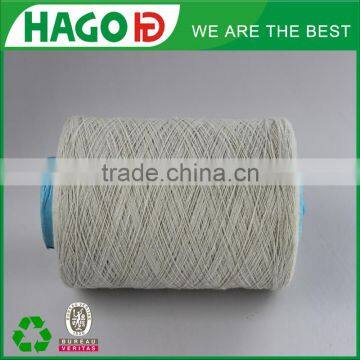 Hago best selling recycled blended cotton yarn with second hand cloths free samples