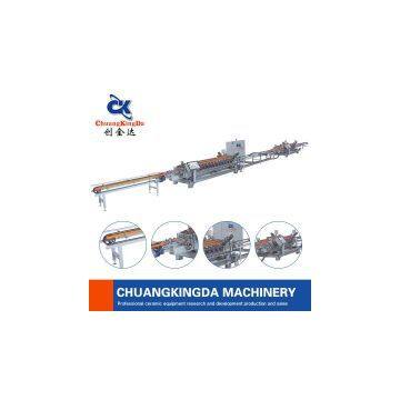 Automatic Ceramic Tiles Squaring Chamfering Machine