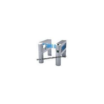 Waist hight Bridge swing barrier gate turnstile with stainless steel , turnstile entry systems