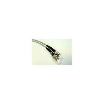 Tight buffer OM2 ST Fiber Optic Patch Cord DX With Low Insertion Loss