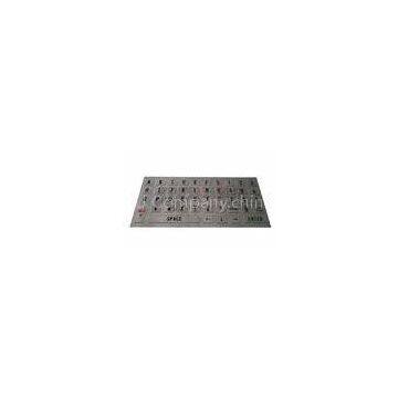 45 Key Industrial Metal Keyboard With Numeric Keypad , Rugged Kiosk Keyboard