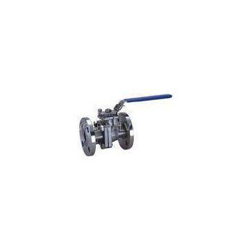 3PC Stainless steel Flanged ball valve