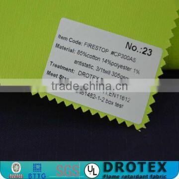 Comfortable CVC Flame Retardant Anti Static Cloth photo-2
