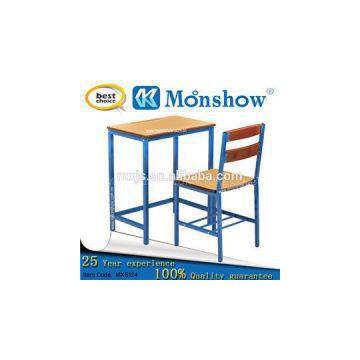 Square Tube Single School Desk And Chair