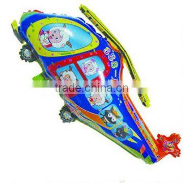 Helicopter Shape Aluminum Foil Balloon(Cartoon design),