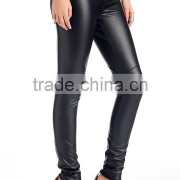 Women Hot Sexy Tight Leather Pants Legging Wholesale photo-3