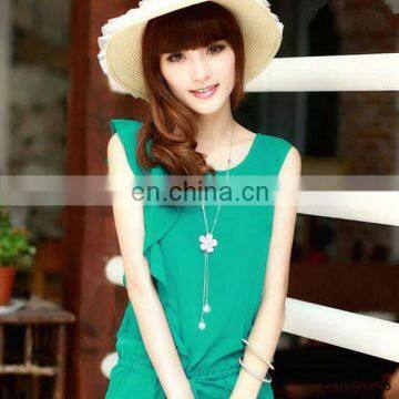 New Arrival Wholesale Fashion Flower With Pearl South Korea Style Necklace Jewelry