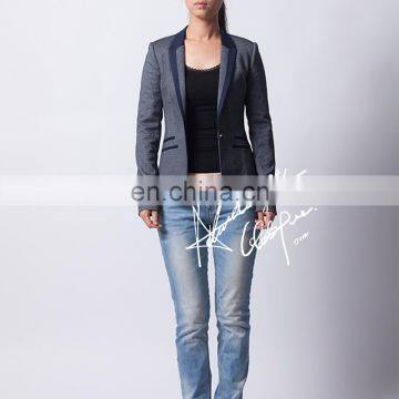 2016 New Arrival ladies corporate uniform women fashion blazer