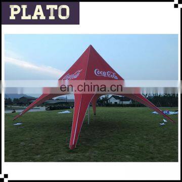 Advertising Red Cola star tent for commercial event