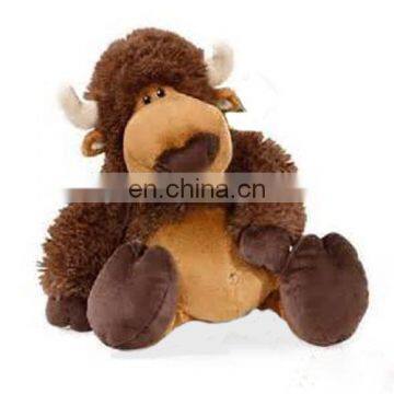 Lovely wild animal plush toys bison