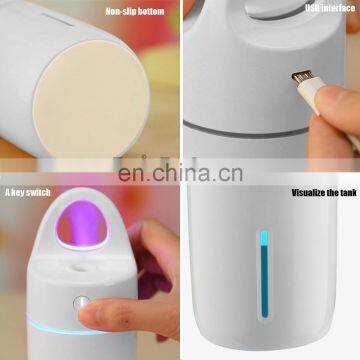 Desktop Cup Night Light USB Car Air Purifier, Mini Humidifier Car Air Freshener, Car Air Purifier Ionizer Oxygen Bar photo-6