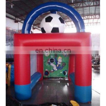 giant inflatable football or soccer sports game