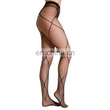 Beauty's Love Revealing Fancy Lingerie Transparent stripe stocking sexy hot women stocking Fishnet Pantyhose