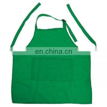 custom green cotton twill kids cooking simple apron with logo for sale