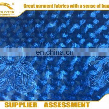 2016 Latest Design Textile Wholesale Custom Polyester Spandex Digital Printed Velvet Fabric