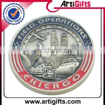 Customized challenge metal coin antique collectibles