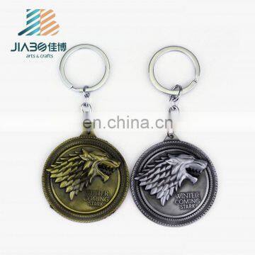 Game of Thrones Keychain House Stark Key Chain Song Of Ice And Fire Key Rings Holder Souvenir For Gift Chaveiro Men Jewelry photo-3