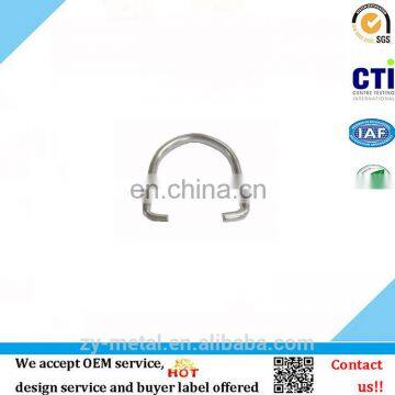 Customized bulk metal open d ring for bag, forged d ring