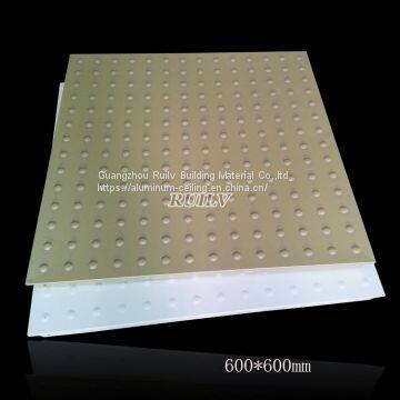 Special Punched Aluminum Clip in Ceiling/600*600MM Aluminum ceiling/Manufacturer of aluminum ceiling