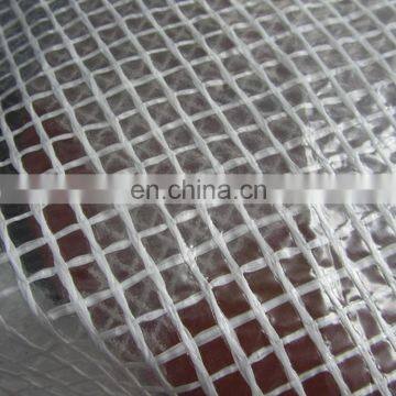 Clear color PE Woven mesh tarpaulin scaffolding tarp for construction