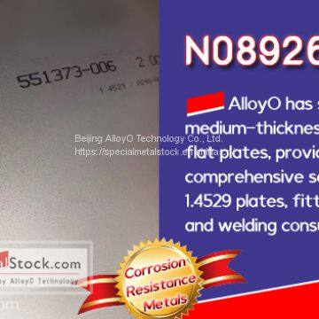 1.4529 Stainless Steel, UNS N08926 Alloy, Desulfurization Metal