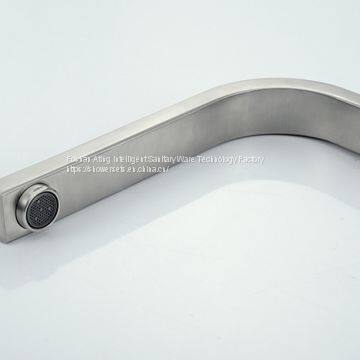 Desk Mount Faucets for Kitchen Sink SUS304 Ceramic Cartridge Thinkness 1.0mm Brushed Finished Factory Supply Direct photo-4