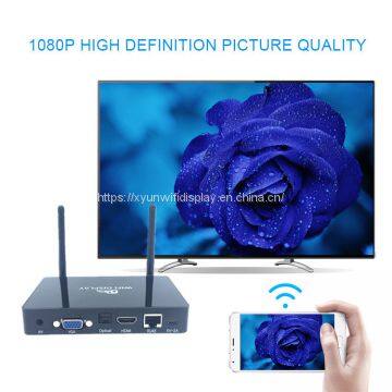 OEM/ODM wifi display box miracast airplay dlna all sharecast PTVX7