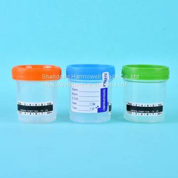 Medical Disposable Urine Specimen Container With Temperature Strip