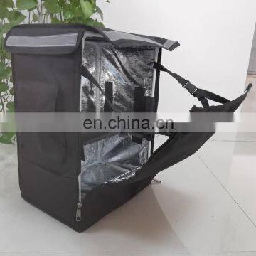 45'' Waterproof Aluminum Foil Insulated Thermal Food Delivery Bag Backpack for Bicycle