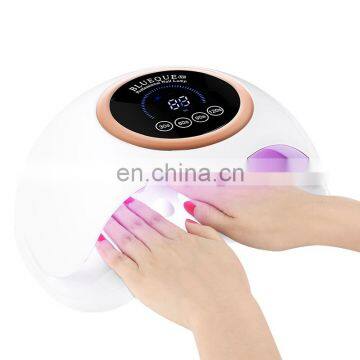 Smart Sensor 180W Manicure Lamp 4 Timers UV LED Nail Lamp for Gel Polish Drying