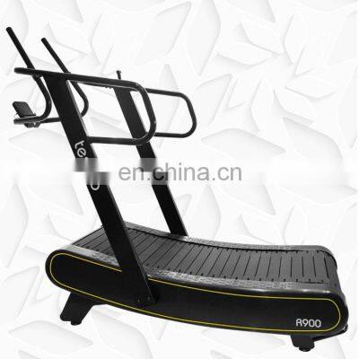 used commercial treadmill easy and safe movement self-generated treadmill curved used gym running machine  treadmill