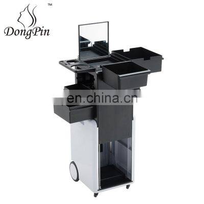 Cosmetic Rolling Makeup Train Case Beauty Hair Salon Equipment Trolley Travel Case Professional photo-3