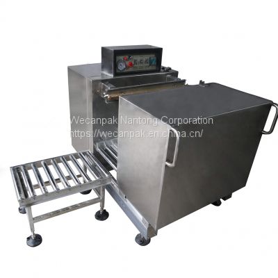 automatic vertical vacuum packaging machine with conveyor and big chamber wecanpak