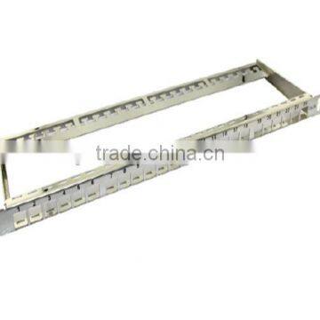0.5 U 24 port blank patch panel