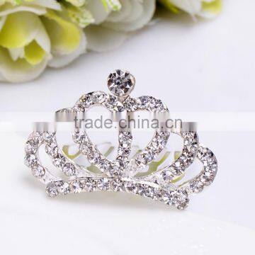 Fashion Crystal Rhinestone Silver Gold Bridal Tiara For Men