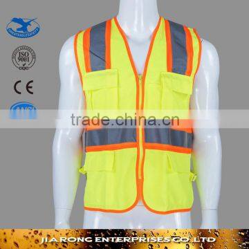 Cheap high visible road safety reflective vest RF040A