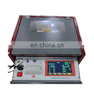 IEC156 ASTM D1816 portable transformer oil tester for dielectric insulating bdv measurement