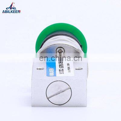 S3PM-06 High Quality G1/8 Control Direct Acting Type Aluminum Actuated Pneumatic Mechanical Control Valve photo-4