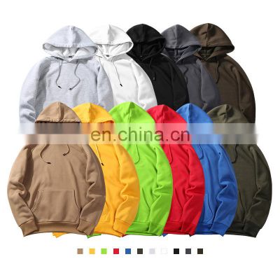 new arrival unisex Winter street wear blank oversized 100% cotton long sleeves hoodies for men