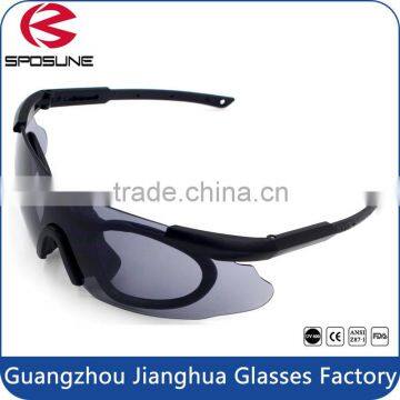 Sunglasses 2016 summer customs interchangeable lens with high quality cheap sunglasses for man