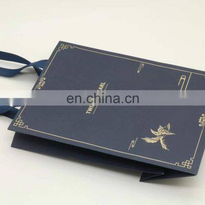 China Factory Price Custom Drawstring Luxury Shopping Bag Paper Bags With Logo Hot Stamping Custom Paper Bags photo-4