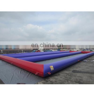 Factory price 20*12m giant inflatable go kart race track